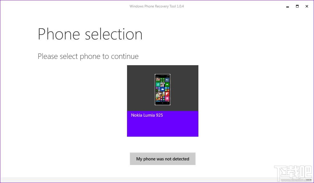 Windows Phone Recovery Tool,WP10回滚工具